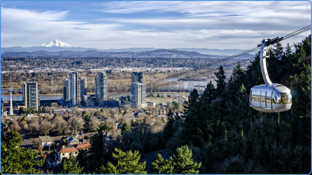 Mt Hood Portland Aerial Tram - Barbara Tricarico